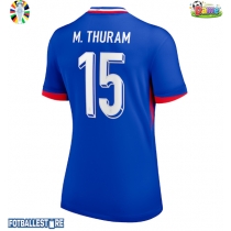 Frankrike Marcus Thuram #15 Hjemmedrakt Dame EM 2024 Kortermet